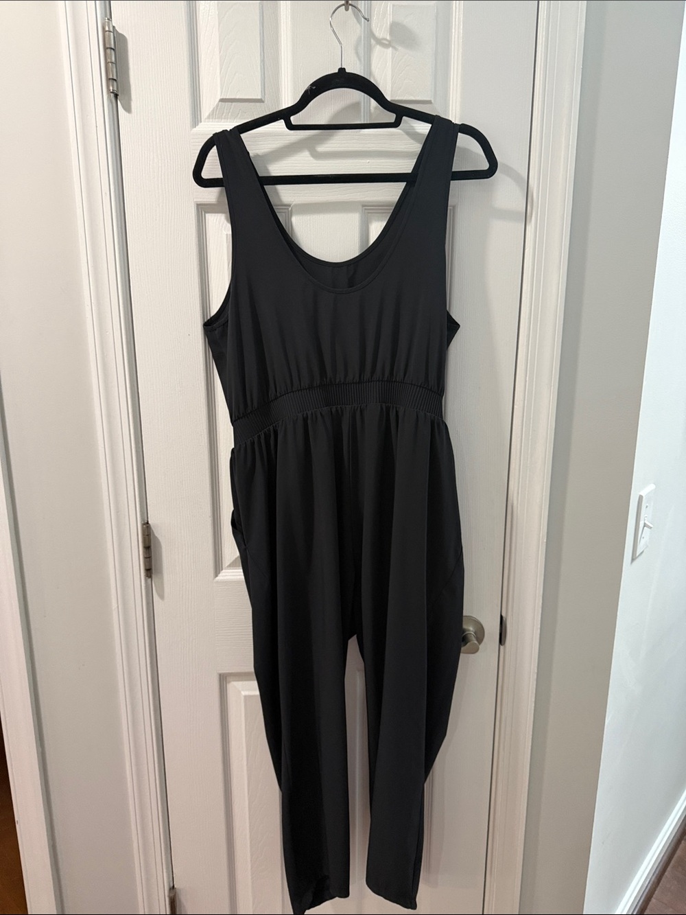 all in motion Black Sleeveless Jumpsuit with Drawstring Waist - Picture 5 of 5